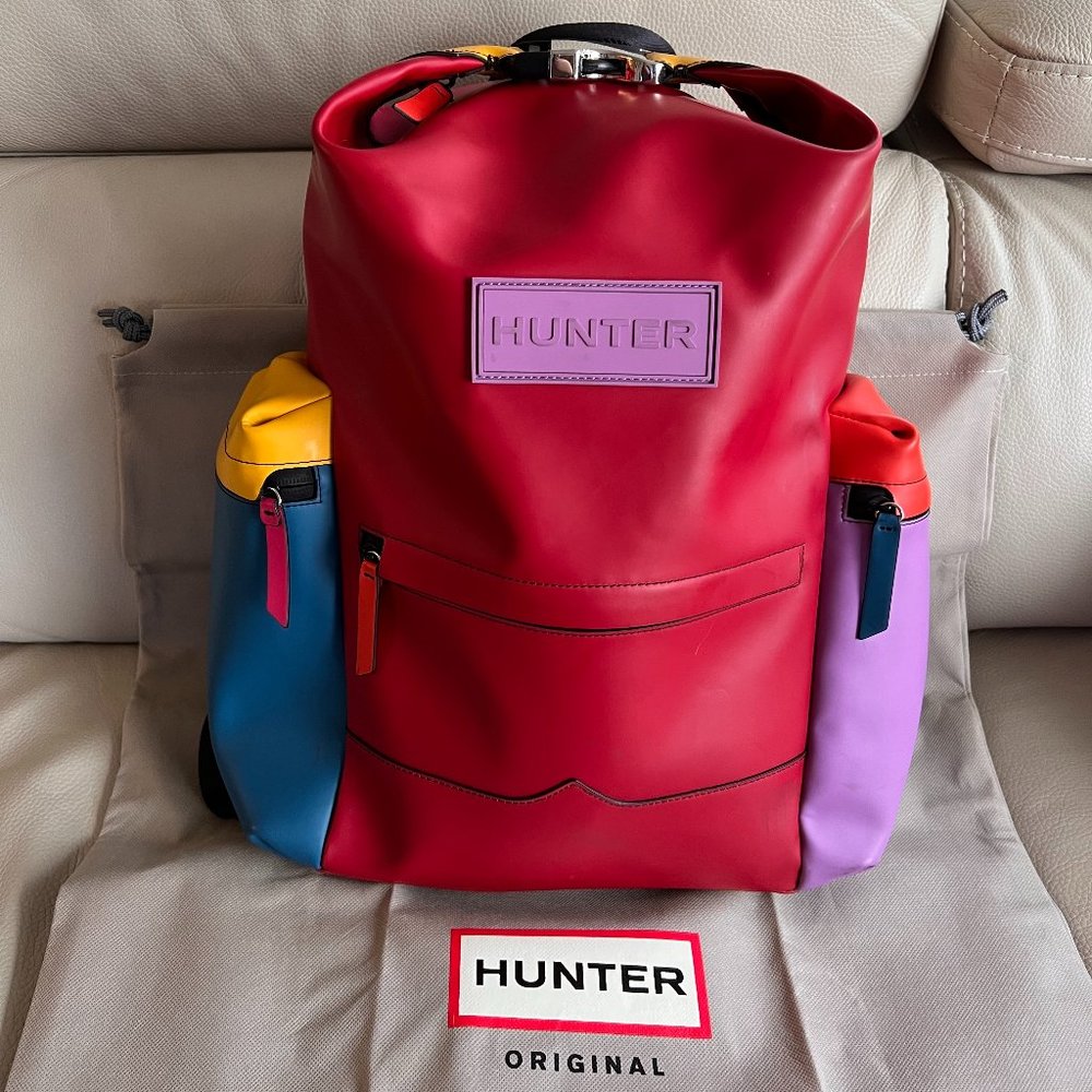 Hunter Top Clip Backpack - Rubberized Leather (Waterproof)